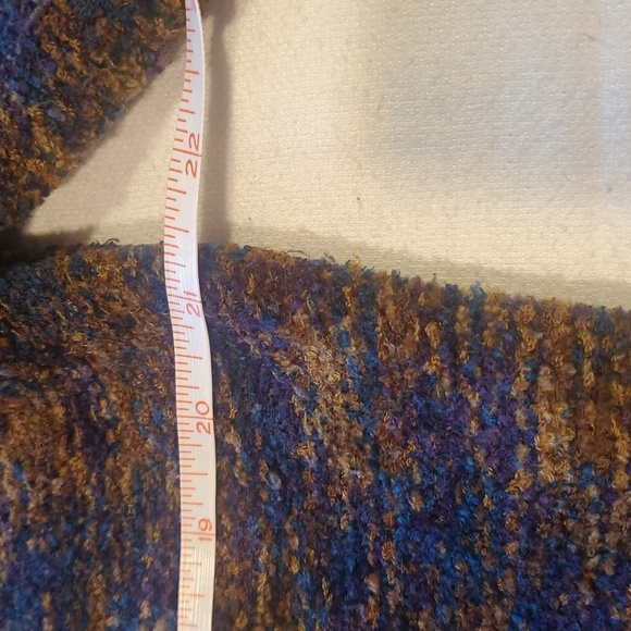 Evan‎ Picone Mock MultiColored Turtleneck LS Sz. L Sweater - Picture 8 of 9